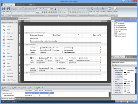 Reports and stats - SECURITHOR Monitoring Software