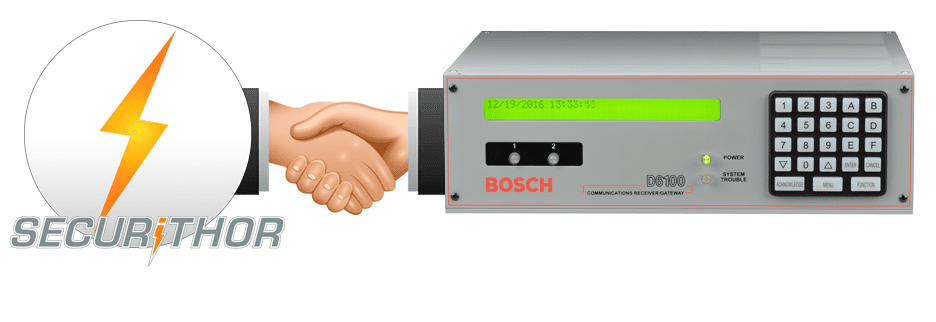 SECURITHOR Works with Bosch D6100